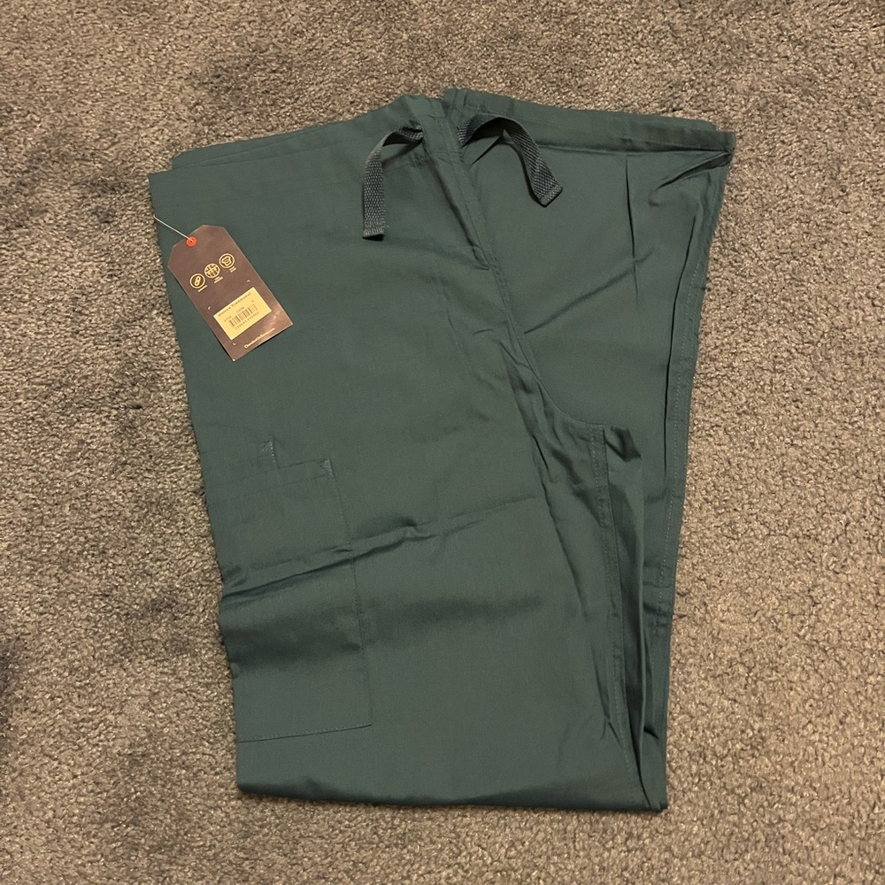 Cherokee Unisex Workwear Drawstring Scrub Cargo Pants - Small NEW